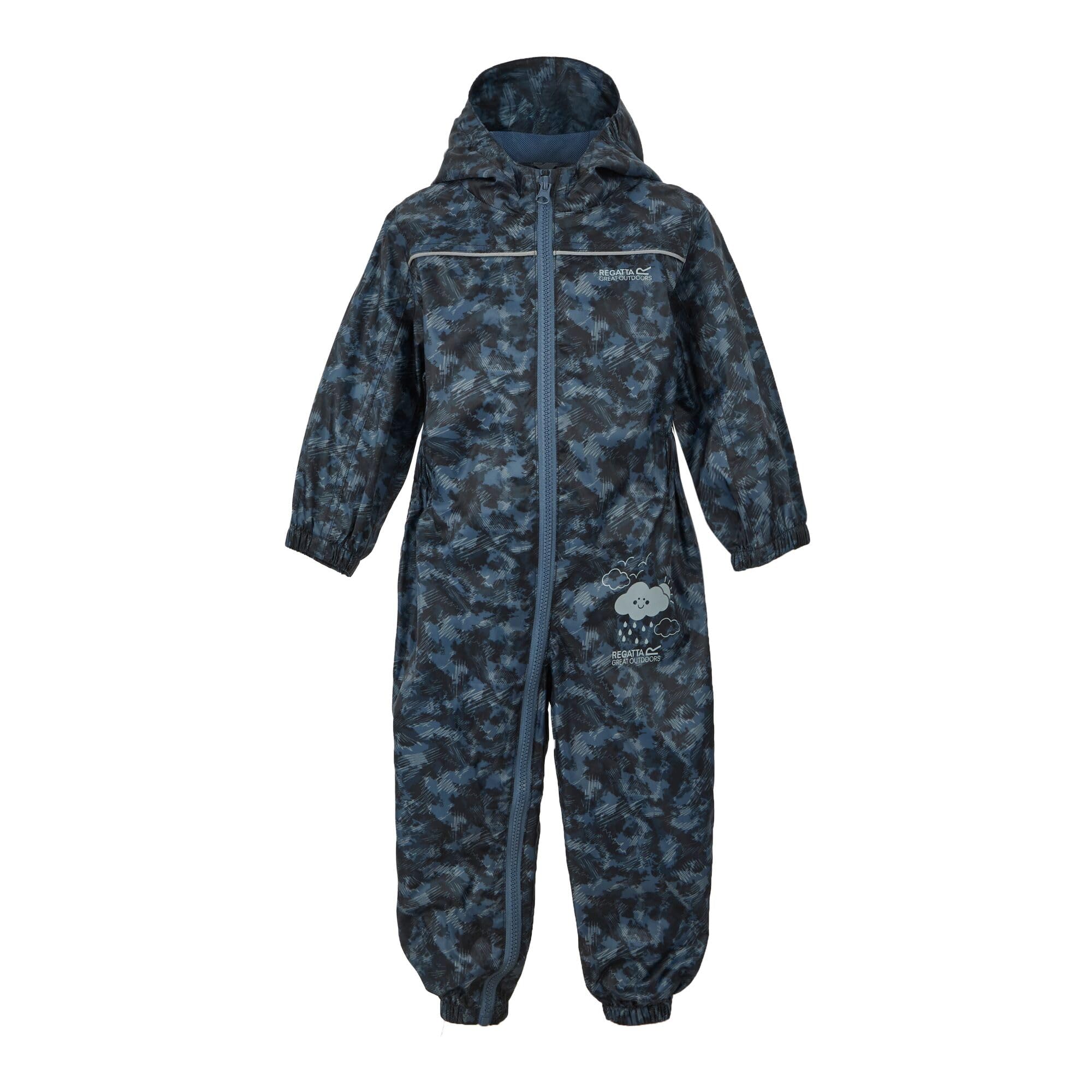 Regatta Puddle IV Kid's Waterproof Breathable All-in-one Suit