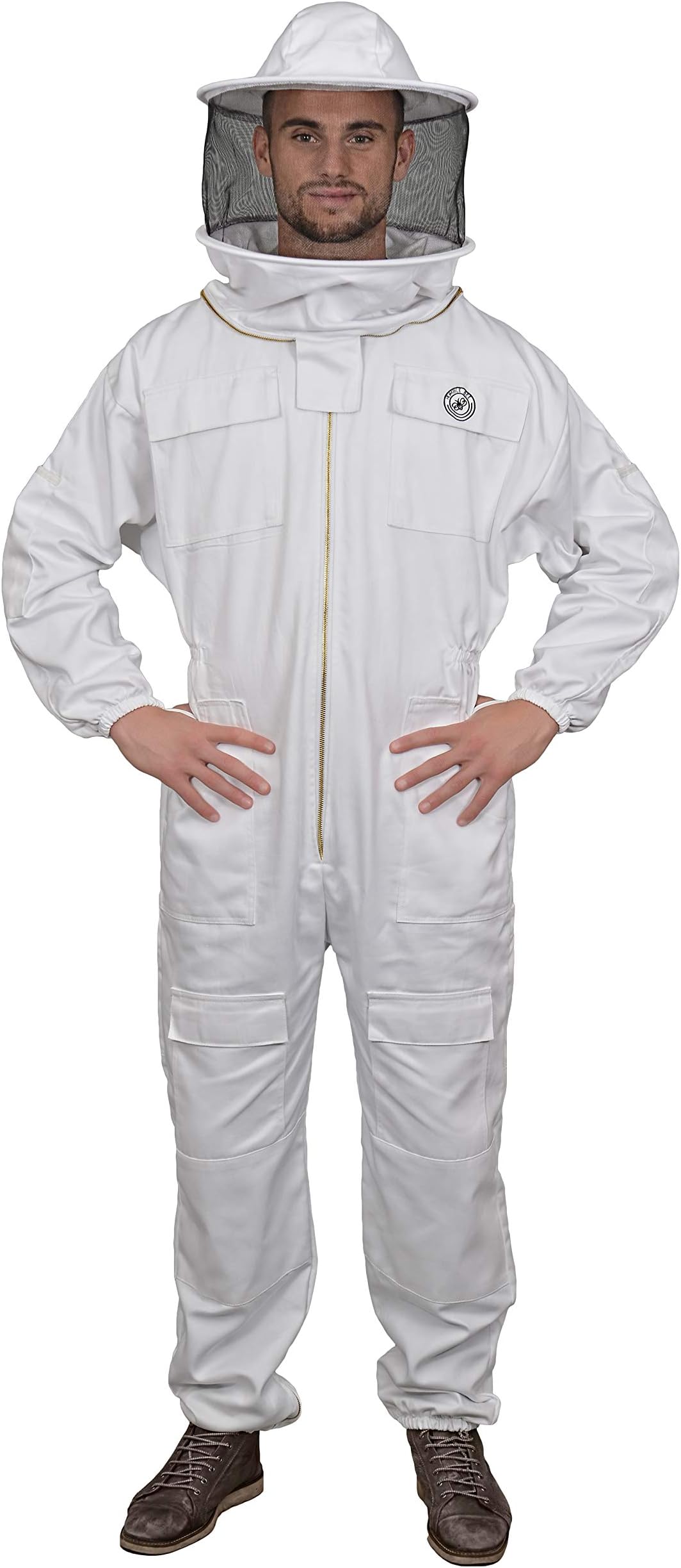 Humble Bee410 Polycotton Beekeeping Suit with Round Veil