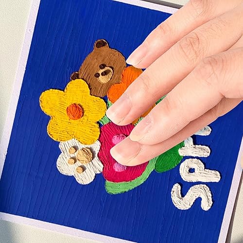 Miniatura 6 de qianshan Juego de 12 colores pasteles suaves al óleo, no tóxicos, textura suave, colores vibrantes y cremosos, suministros de arte para artistas