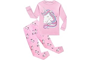 Girls Dinosaur Pajamas Long Sleeve Unicorn Sleepwear Pajama Cute Princess Pjs for...