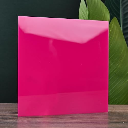 Miniatura 4 de 6 láminas de plástico acrílico fundido negro opaco (no transparente) de 8 x 8 pulgadas (0.118 pulgadas de grosor), para letreros, proyectos de