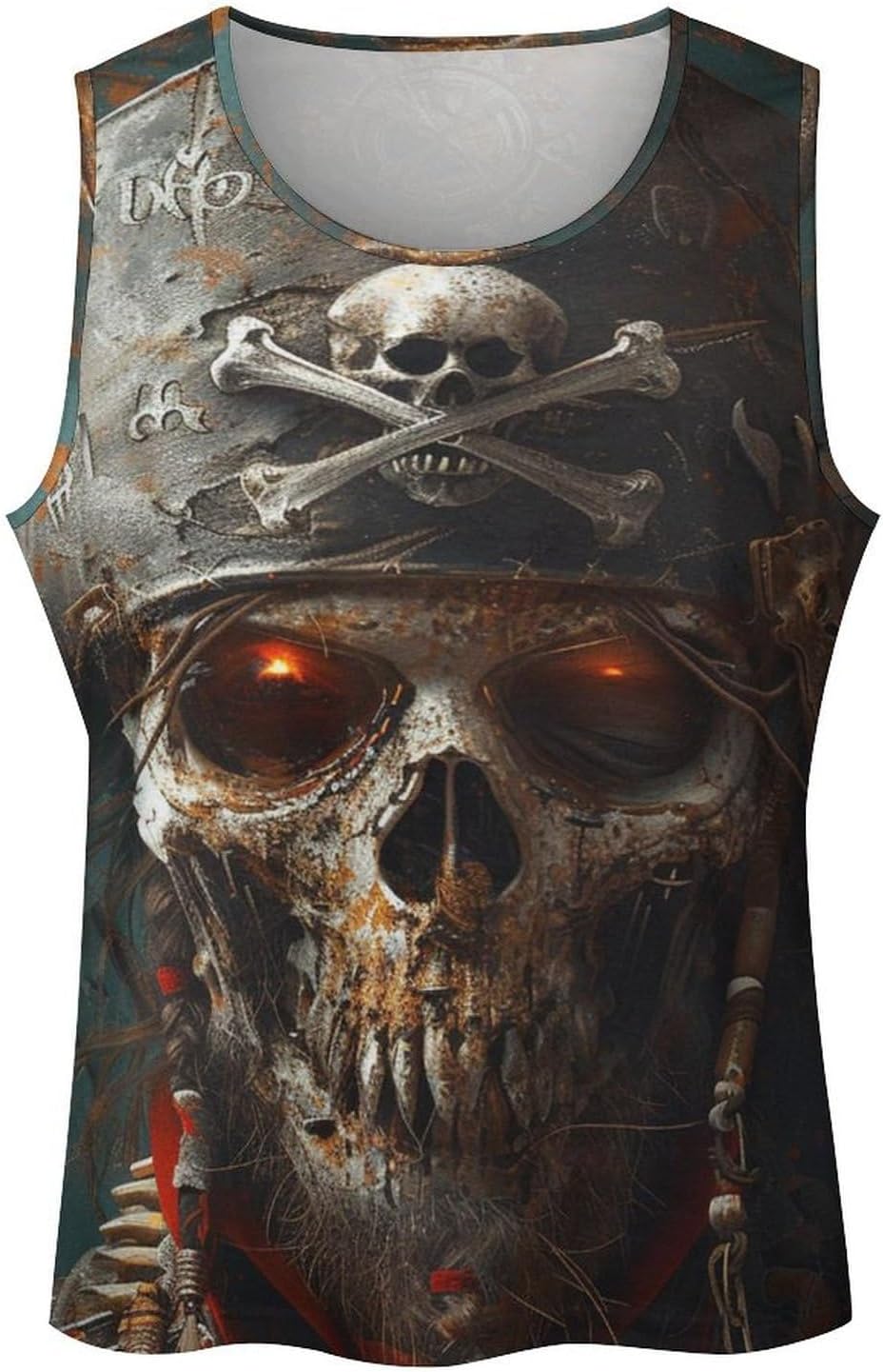 Mens Tank Top 3D Print Casual Summer Sleeveless Shirts Gym Workout Breathable Quick Dry Lightweight Sportswear - Image 4