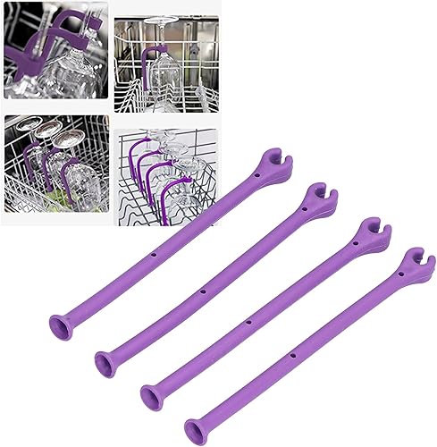 Miniatura 2 de Protector de copas de silicona, soporte de silicona para lavavajillas, soporte de copa de anclaje flexible, protector de vidrio, soporte fijo