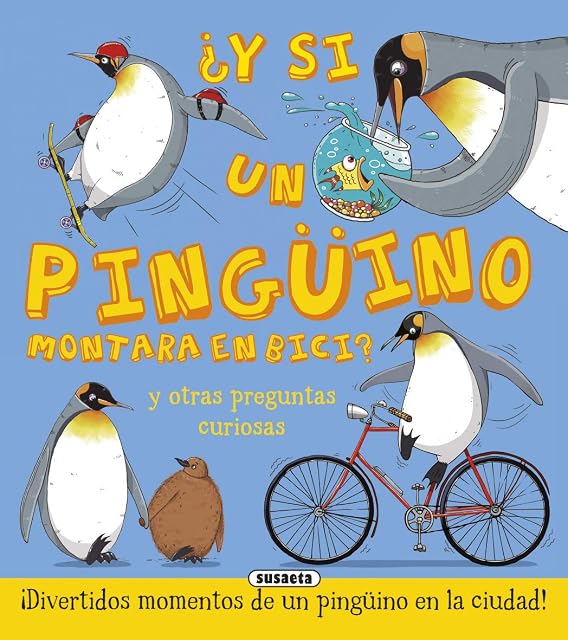 Portada de ¿Y si un pingüino montara en bici?