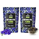 BLUE TEA - Butterfly Pea Flower Tea - 500g (Pack Of 2) || ANTIOXIDANT RICH || Aparajita - Shankhpushpi || Herbal Tea - Caffeine Free - Detox Tea - Flower Based - Gluten Free | Premium Zipper Pack gallery image