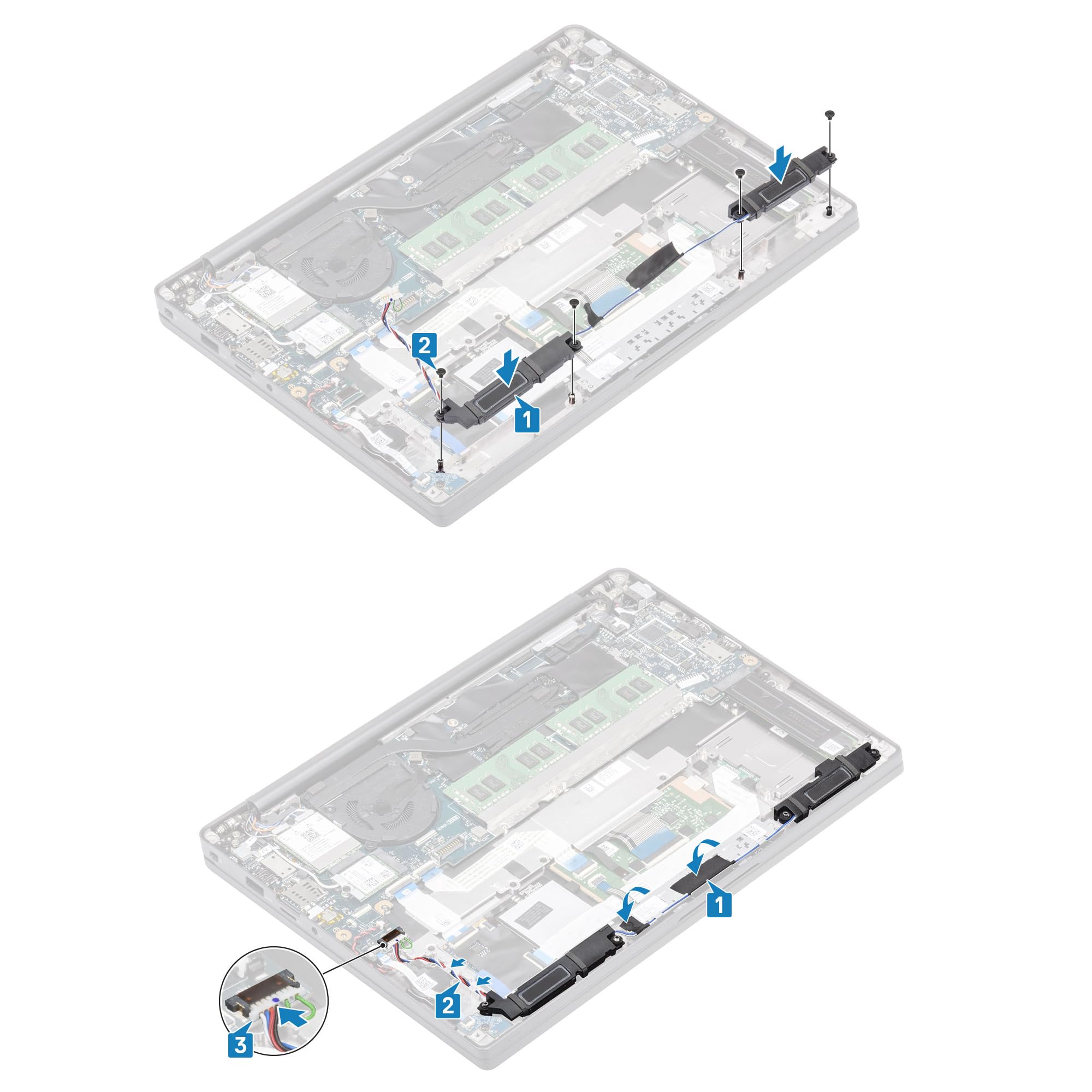 Nuovo altoparlante integrato per Notebook portatile per Dell Latude 5550 E5550 0 F85C7 F85C7 PK23000O100  7