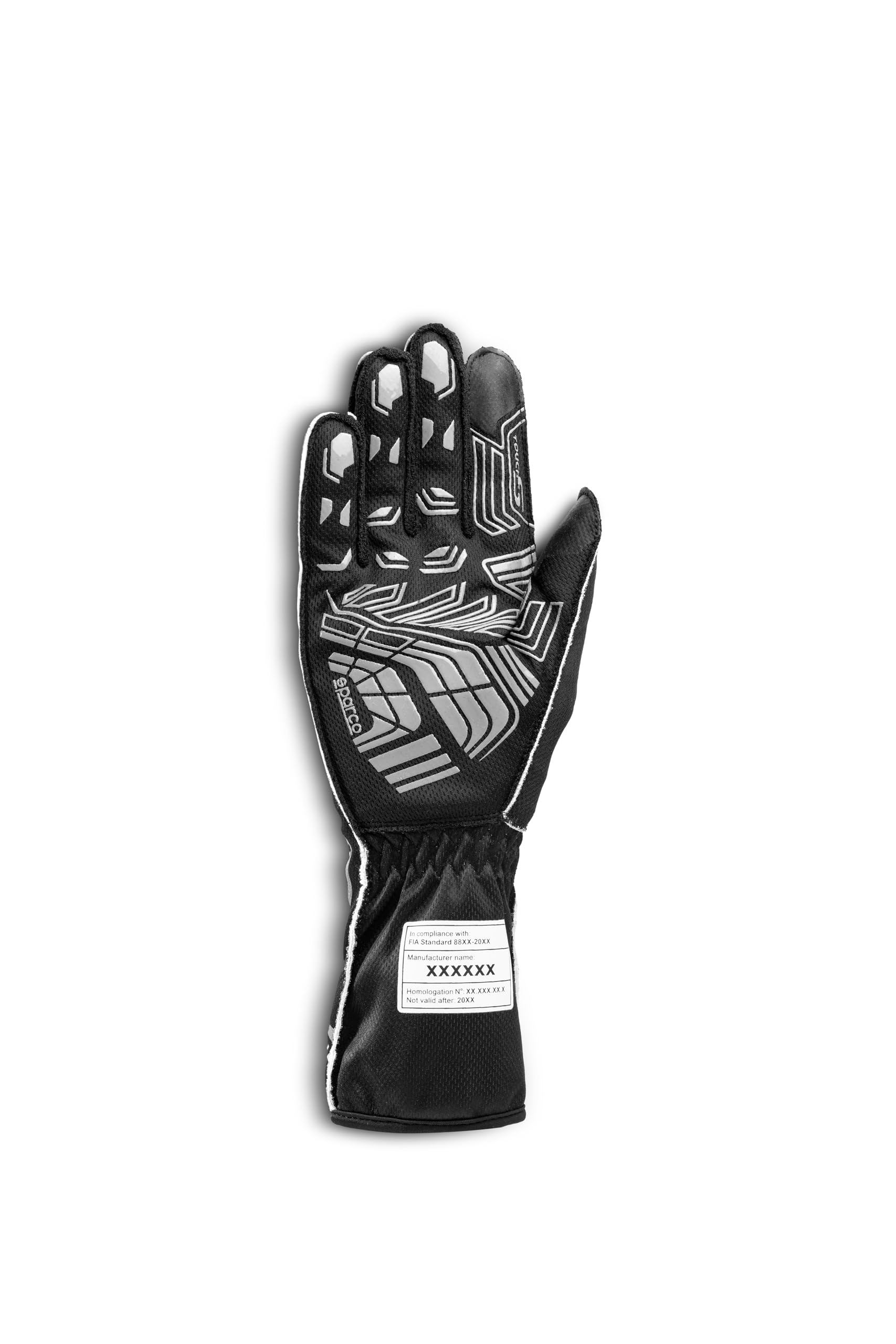 Sparco - Gants K Arrow+ WP - Imperméables pour Protection Contre la Pluie - Coutures extérieures pour Plus de Confort - Prise Ultra pour Un contrôle Optimal - Taille 12 - Noir