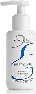 Embryolisse Lait Creme Fluid Face & Body Moisturizer – Hydratant Shea Butter Moisture Cream & Makeup Primer with Aloe Vera...