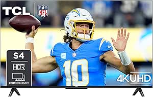 TCL 43-Inch Class S4 4K LED Smart TV with Google TV (43S450G, 2023 Model)
