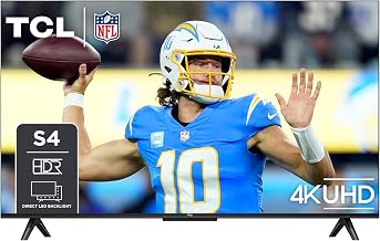 TCL 43-Inch Class S4 4K LED Smart TV with Google TV (43S450G, 2023 Model), Dolby Vision, HDR Pro, Dolby Atmos, Google Assistant Built-in with Voice Remote, Works with Alexa, Streaming UHD Television