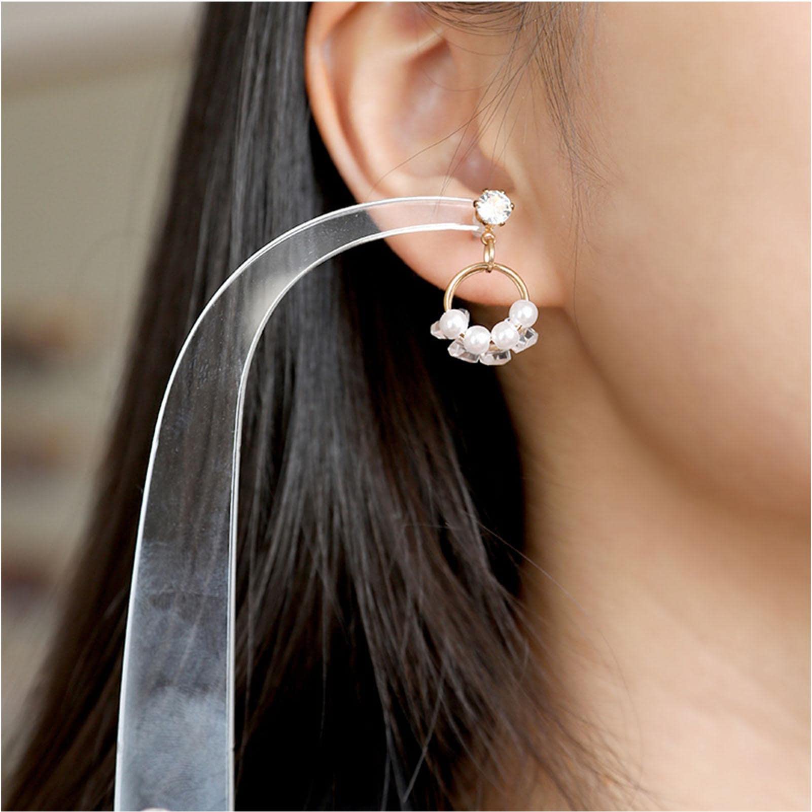 Amazon.co.jp: 耳ピアス試着スティック,5ピース アクリルピアス 試着 