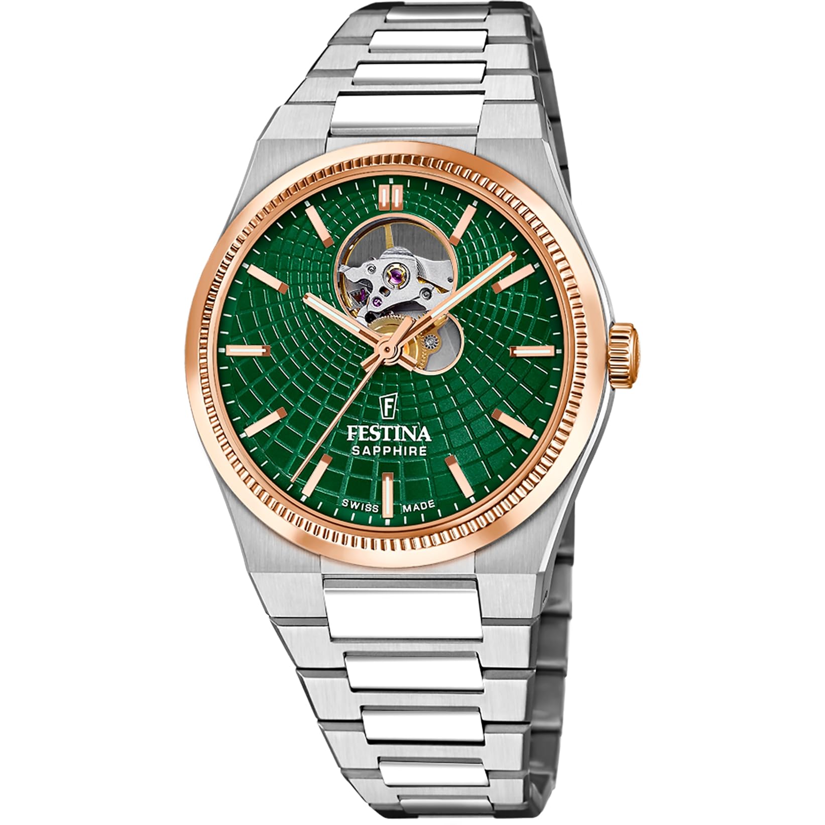 Festina Swiss Made Uhr Automatik Herren aus Edelstahl 316l