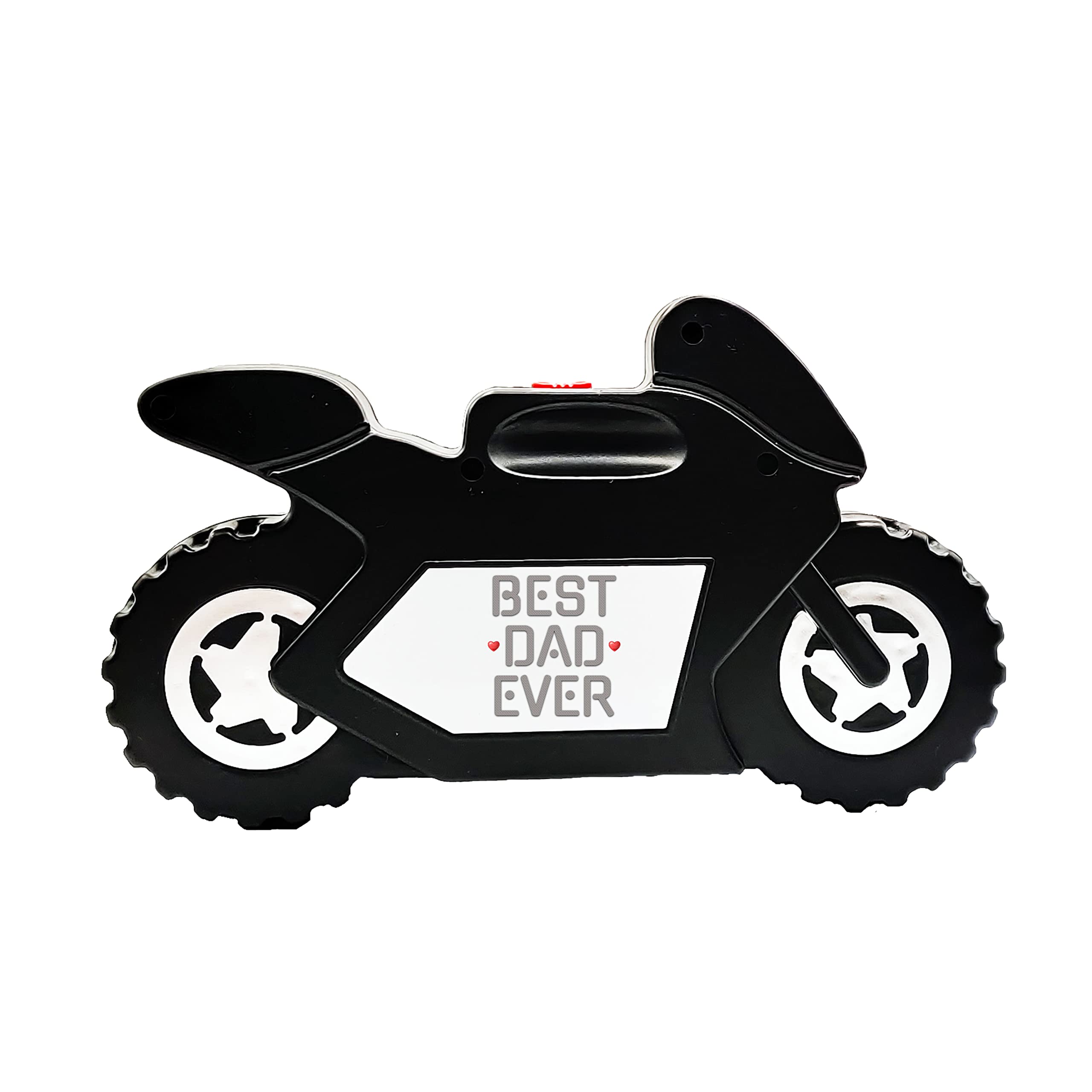 Best Dad Ever - Kit di attrezzi per moto, regalo unico per lui, divertente regalo di Natale, compleanno e festa del papà per papà, nonno o marito