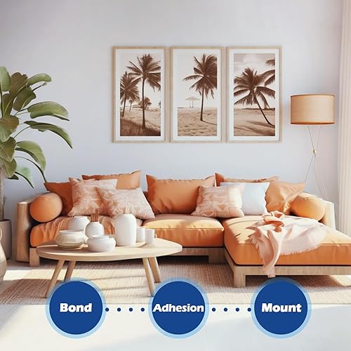 Miniatura 6 de 60 piezas almohadillas adhesivas de doble cara de servicio pesado - Cinta de espuma para paredes, automóviles y decoración del hogar  Sin residuos,