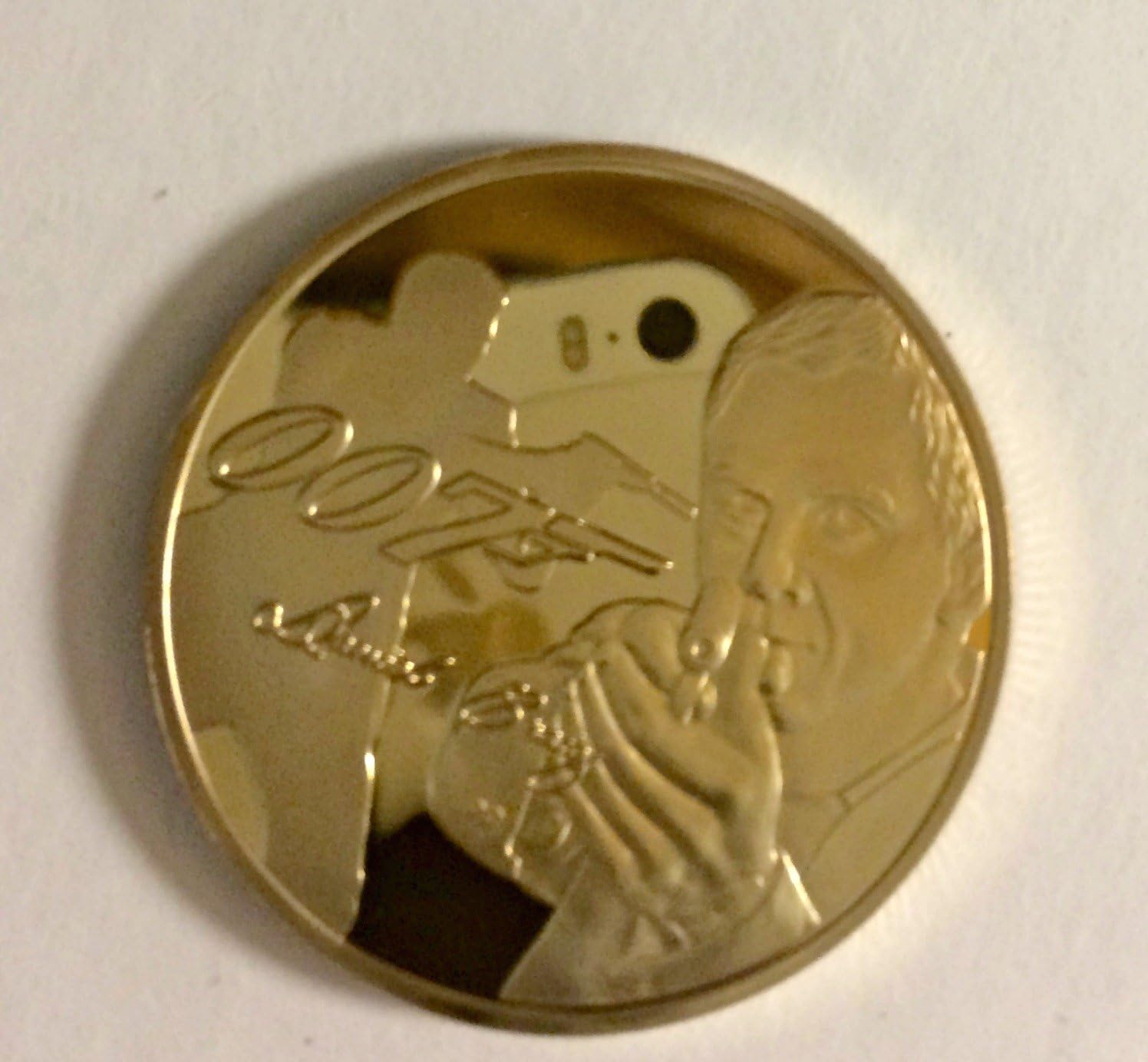 James Bond 007 Colorized Challenge Art Coin