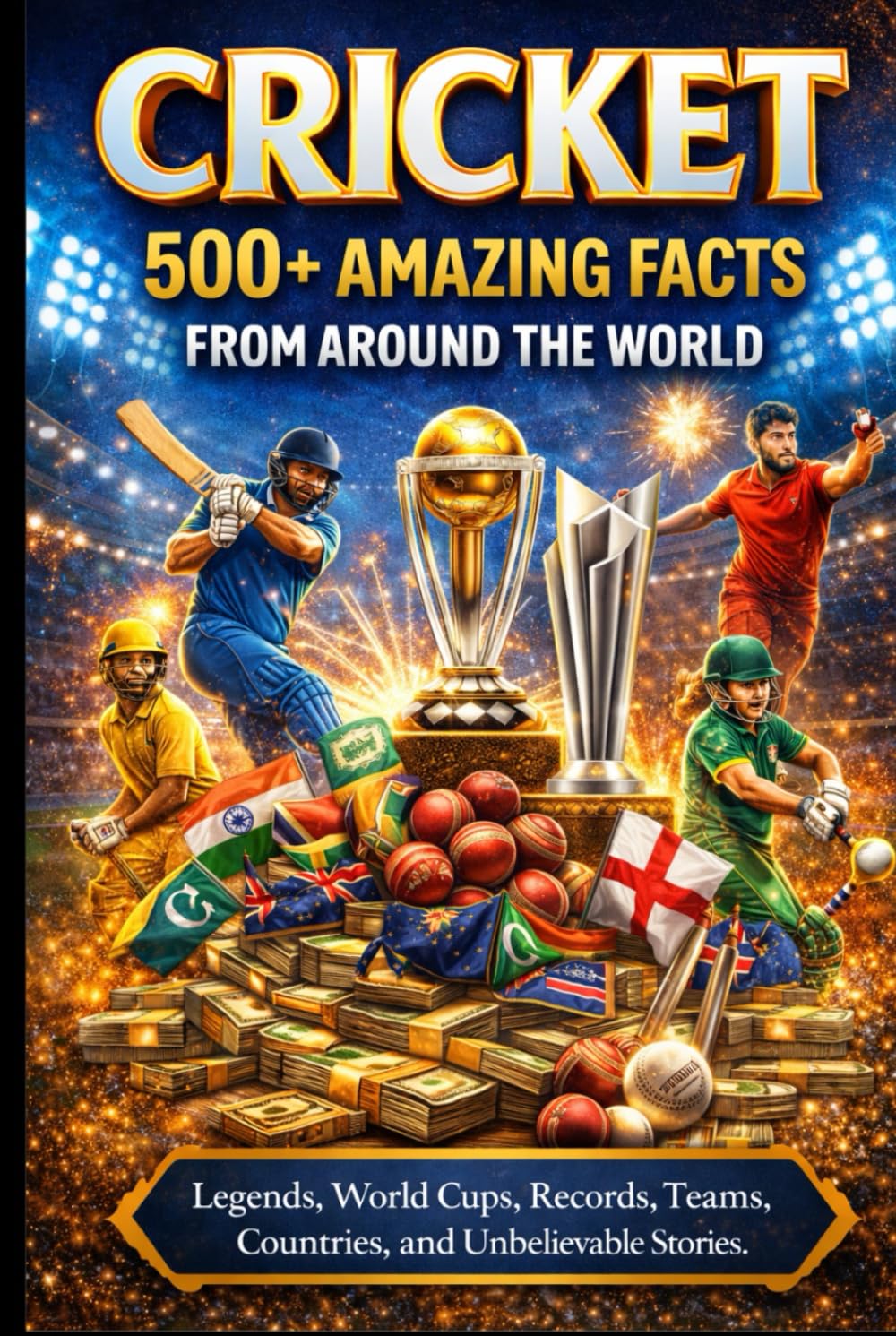 Cricket: 500+ Amazing Facts from Around the World: Mind-Blowing Records, Legendary Moments, and Hidden Stories from the Gentleman’s Game