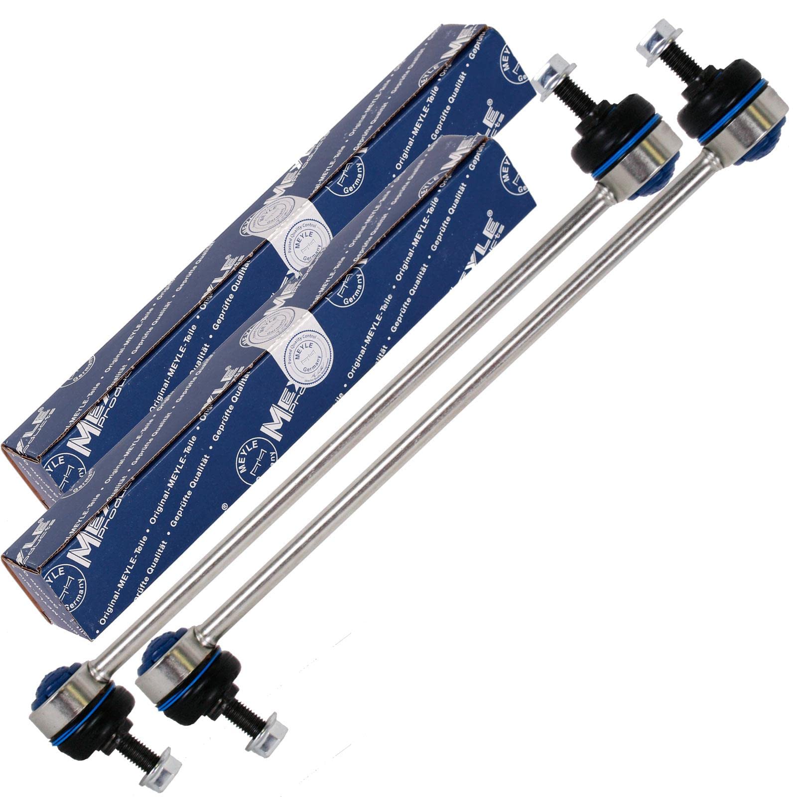 2x MEYLE Koppelstange Pendelstütze Stabilisator Stabistrebe inkl. 4x Mutter selbstsichernd vorne