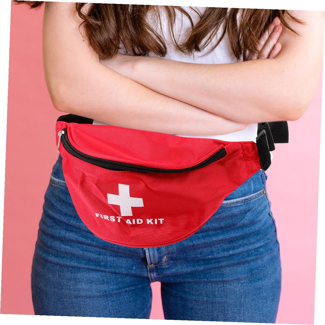 Abaodam Bolsa De Primeros Auxilios Bolsa Medica Vacia Bolsa De Emergencia Vacia Bolsa De Kits Médicos Bolsa De Medicina Bolsas De Medicina Tela De Nailon Rojo 2 Piezas X 4