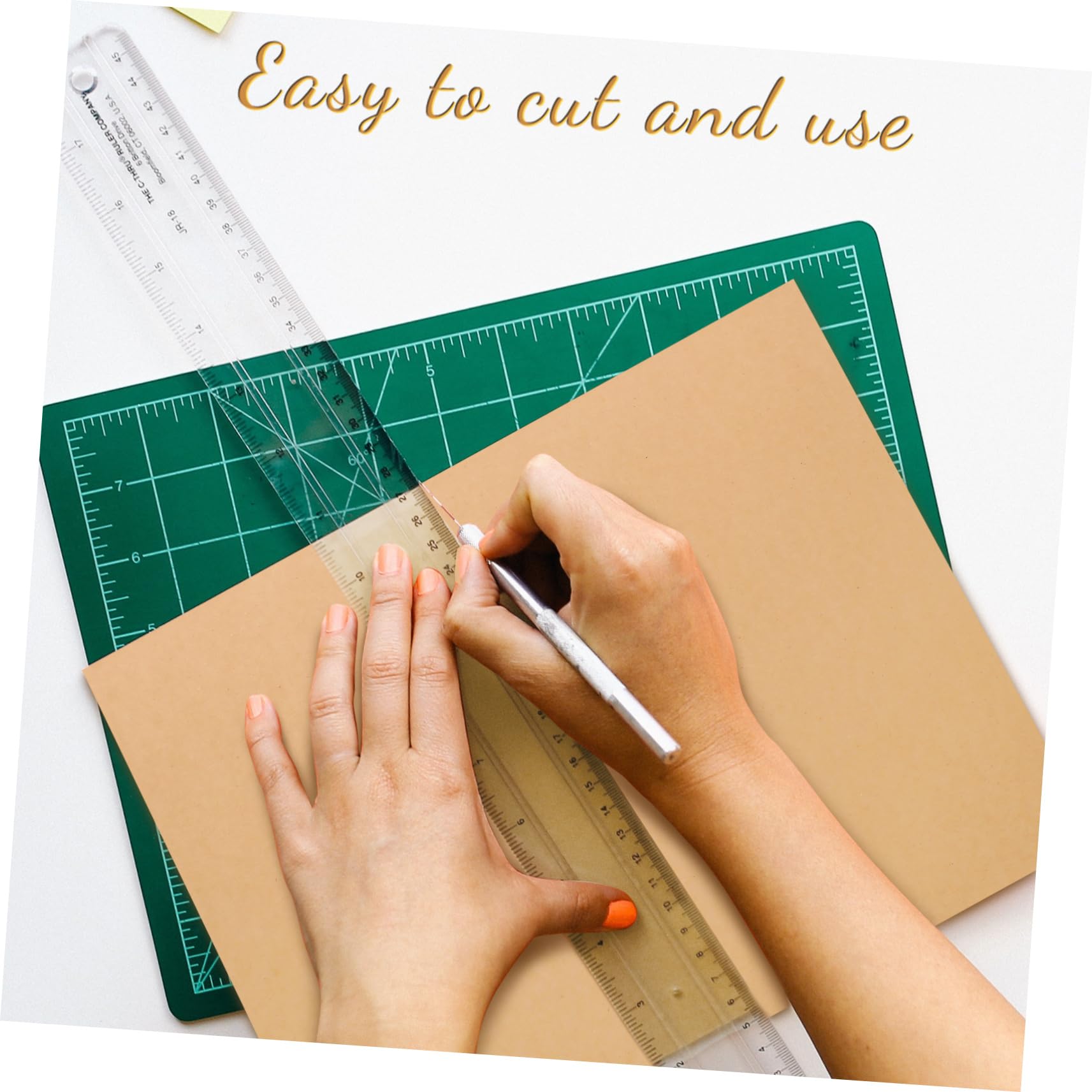 Lurrose 100pièces Papier Kraft Épais M² pour Scrapbooking Loisirs Créatifs et Projets Faits Main
