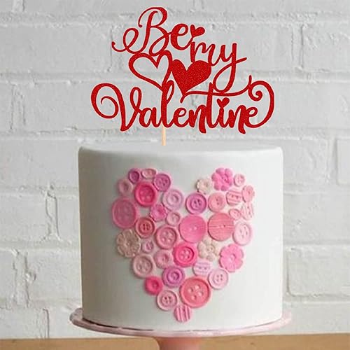 Miniatura 10 de 1 pieza de decoración de pastel con purpurina para el día de San Valentín con forma de globo con forma de globo de corazón para el día de San