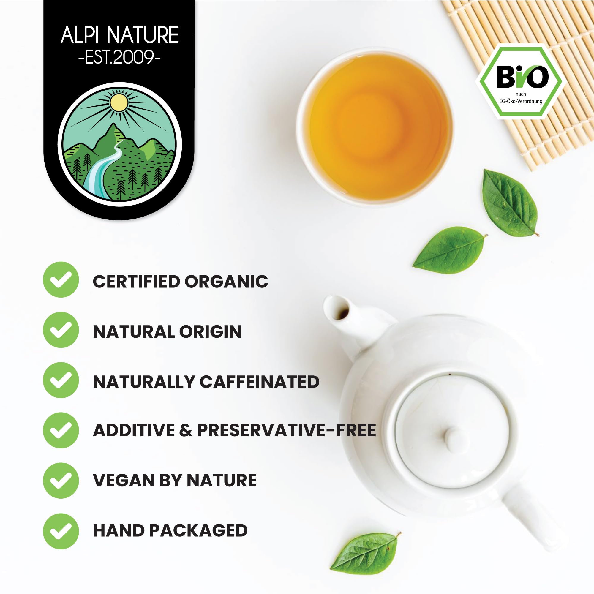 Alpi Nature Té Blanco Pai Mu Tan Orgánico 200g