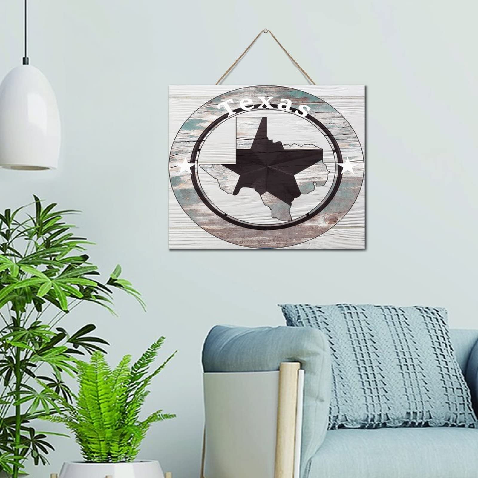Plaque en bois Texas déco premium aux finitions soignées