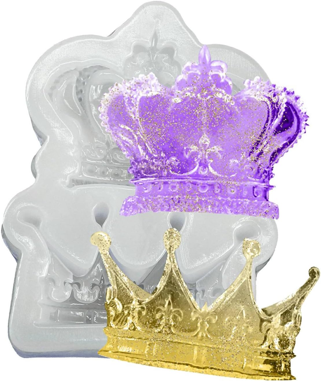 Crown Resin Jewelry Molds Set, DIY Silicone Mold, Resin Epoxy Making Casting Mould Craft Tool