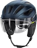 ABUS Casque de ville Pedelec 2.0 ACE - casque de vélo avec feu arrière, visière, bonnet de pluie, protection des oreilles - pour hommes et femmes - 4
