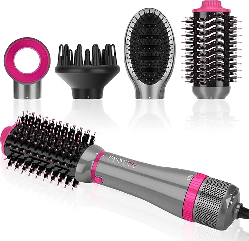 Ensemble de Styler 4 EN 1, PARWIN PRO BEAUTY Brosse Soufflante 