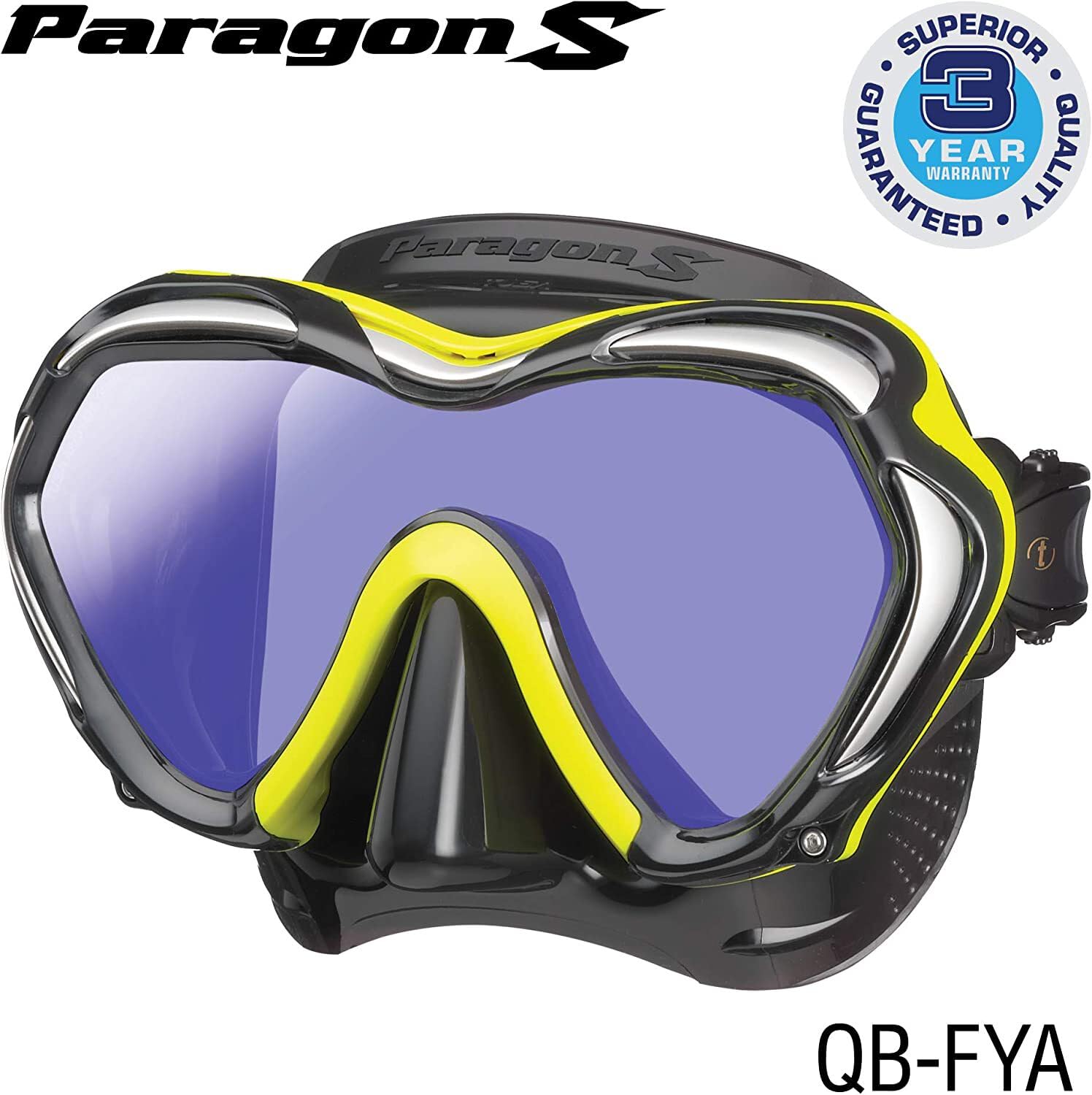 Tusa M1007S Paragon S Mask Black/Energy Green, Gafas Bucear