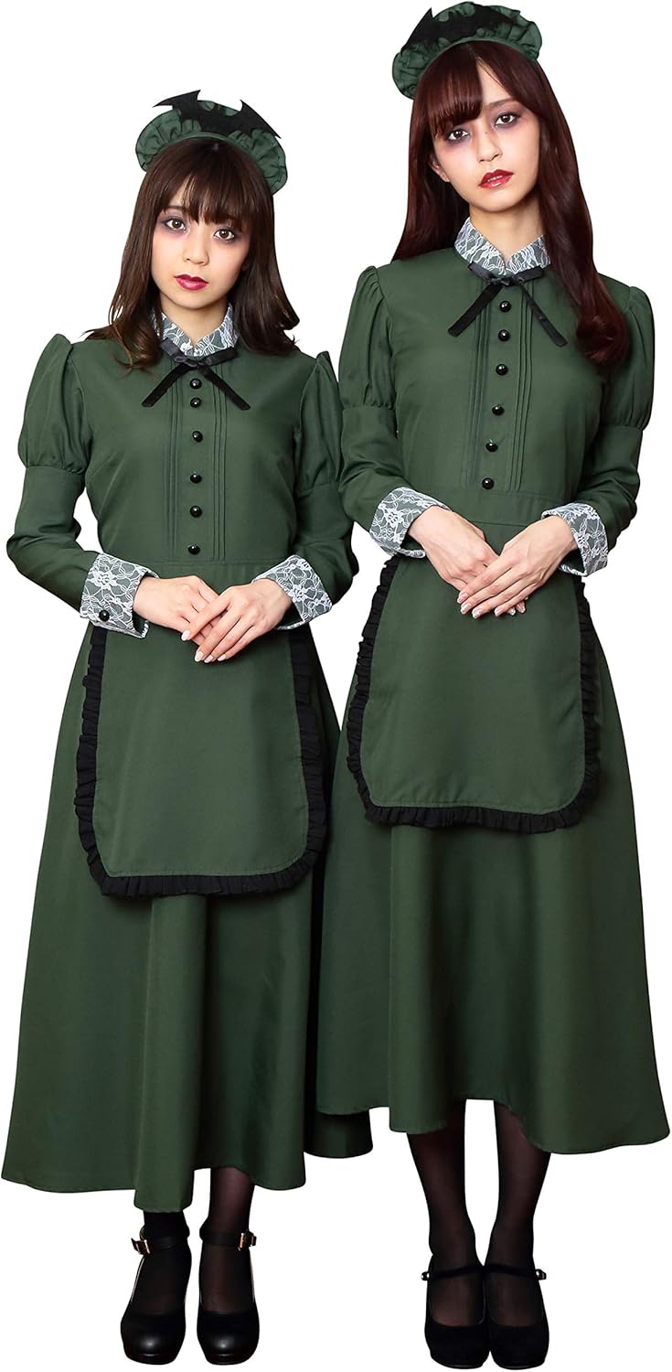 クリアストーン(Clearstone) 【Amazon.co.jp限定】 コスプレ ハロウィン 洋館メイド レディース LL グリーン クリアストーン(Clearstone) 【Amazon.co.jp限定】 コスプレ ハロウィン 洋館メイド レディ...
