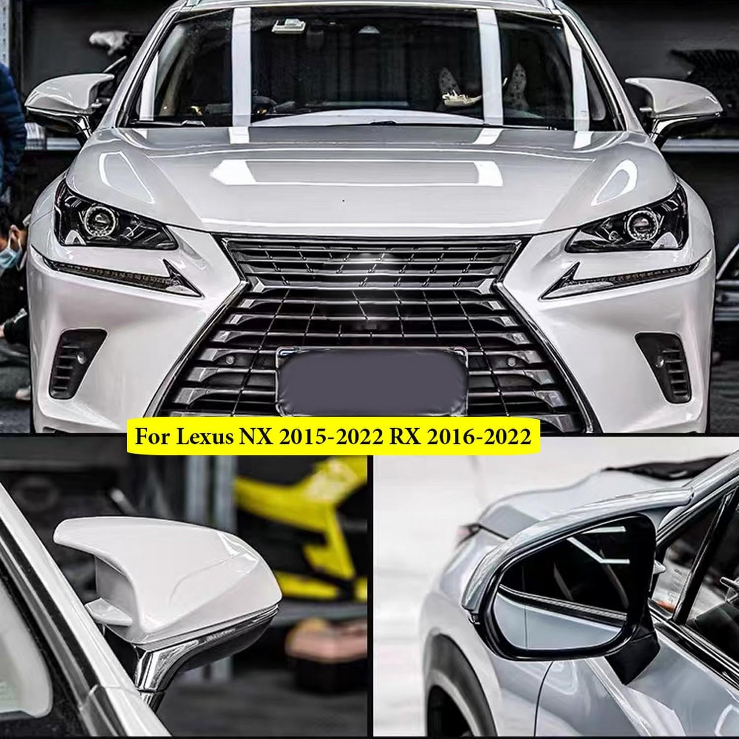 Amazon | LAVIYE 車側リアビューミラーカバーオックスホーンバック  