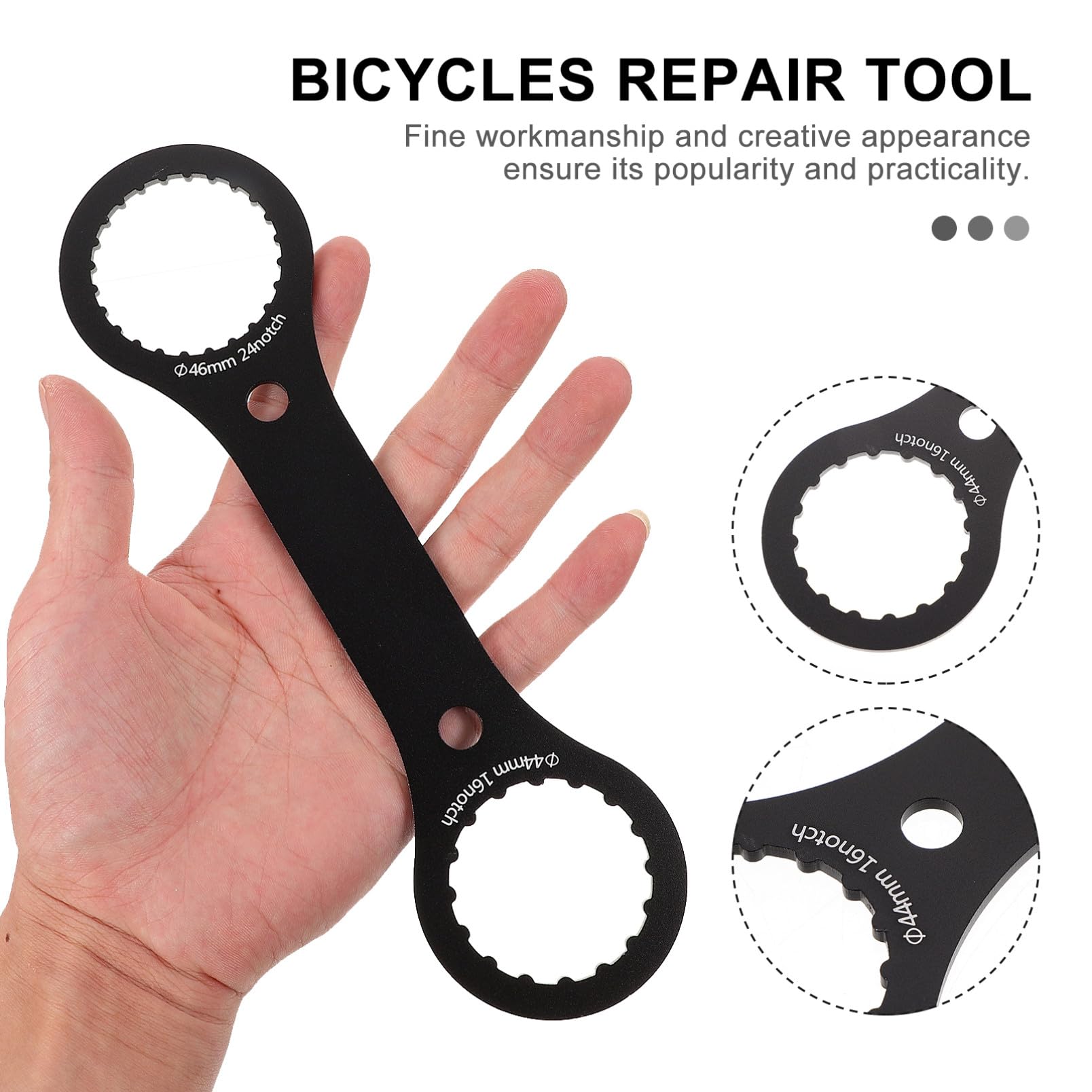 Yardwe 6-teiliger Schraubenschlüssel Typ Reparaturwerkzeug Fahrrad-tretlager Einfach Zu Bedienen Kompakte Größe Robustes Material