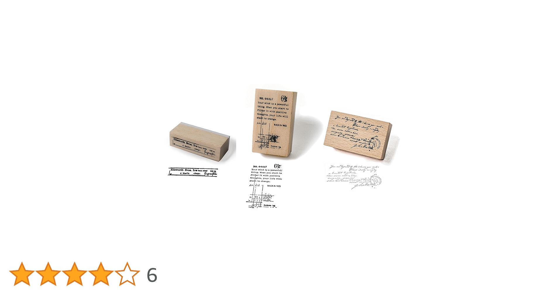【4個セット】ビンテージレトロ タグ スタンプ はんこ コラージュ 英字 71hIYMoYzlL.jpg_BO30,255,255,