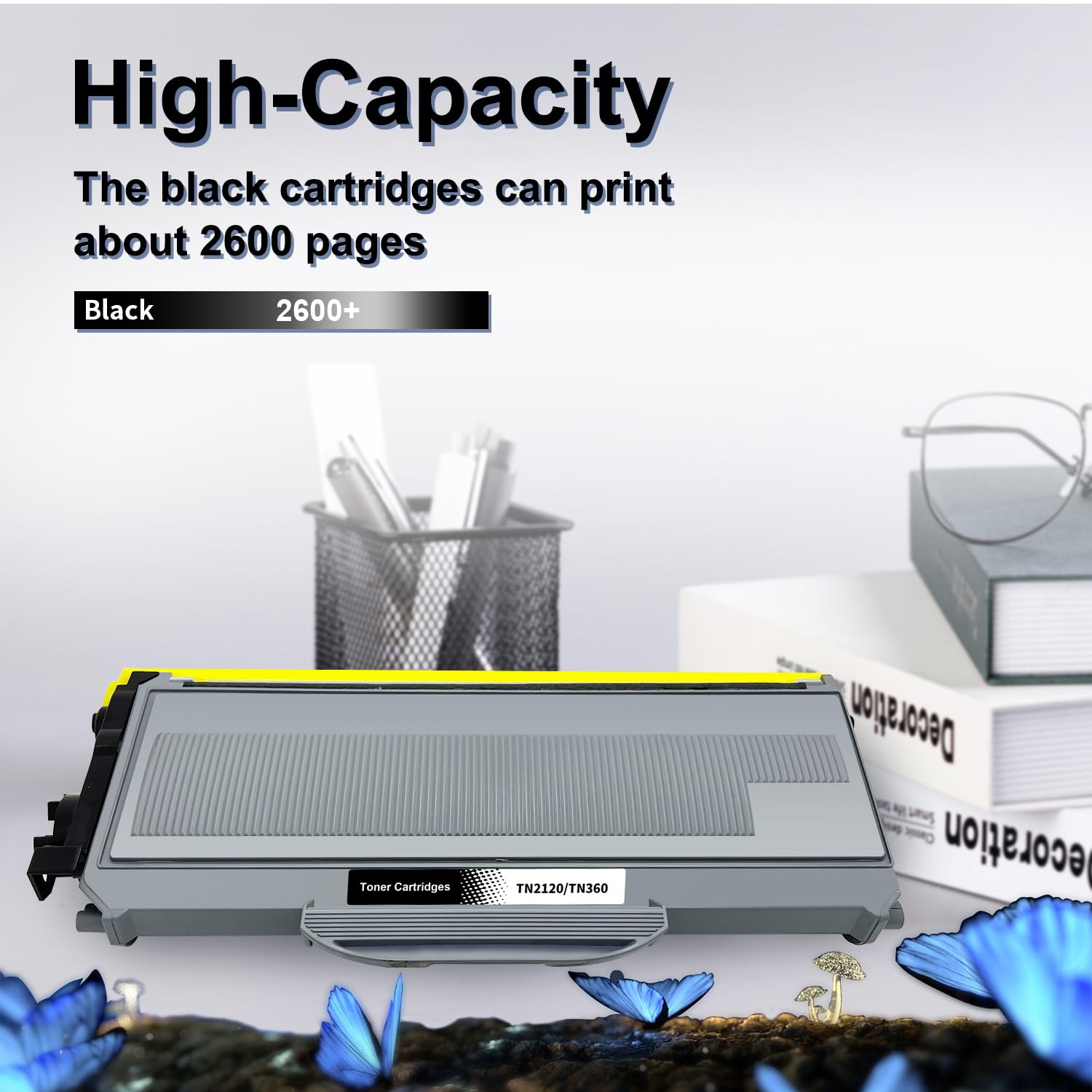 LOSMANN 1 toner e 1 tamburo compatibili per Brother TN2120 DR2100 DCP-7030 DCP-7040 DCP-7045N 2140N 2150N 2170 2170W MFC-7320 MFC-7440N MFC-7840W (2 Pack)