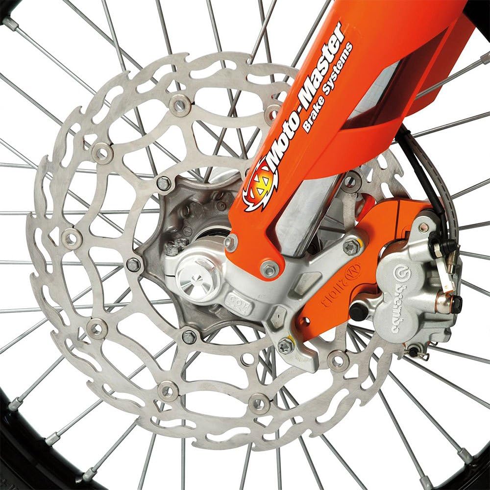 Moto Master Disco Freno Supermoto Flame Anteriore In Acciaio Inossidabile - Spessore 4 Mm - 4