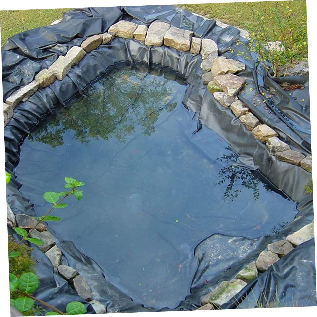 Anti-Seepage Membrane Large Cuttable Fish Liner Flexible Outdoor Garden Liners for Fish Breeding and Water Leakage Prevention