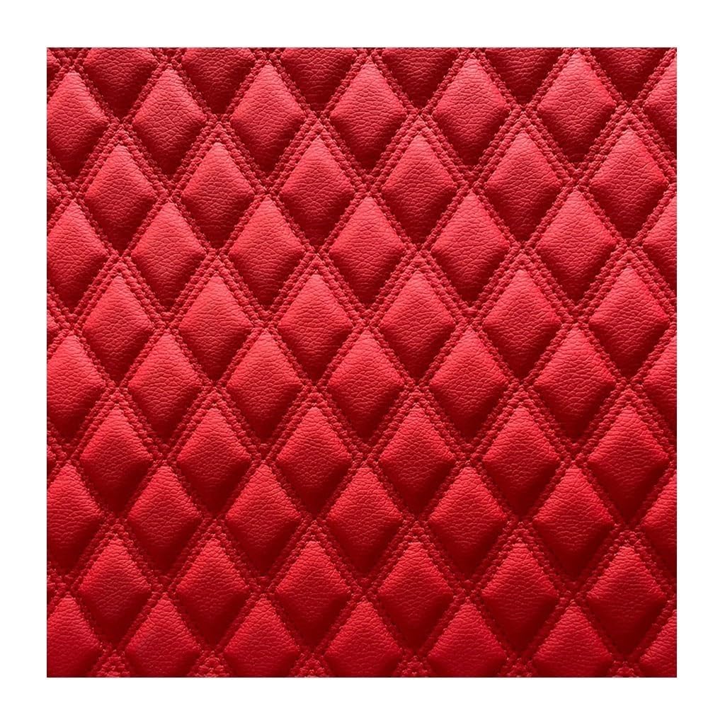 Simili cuir pour chaussures et patchwork souple et résistant rouge