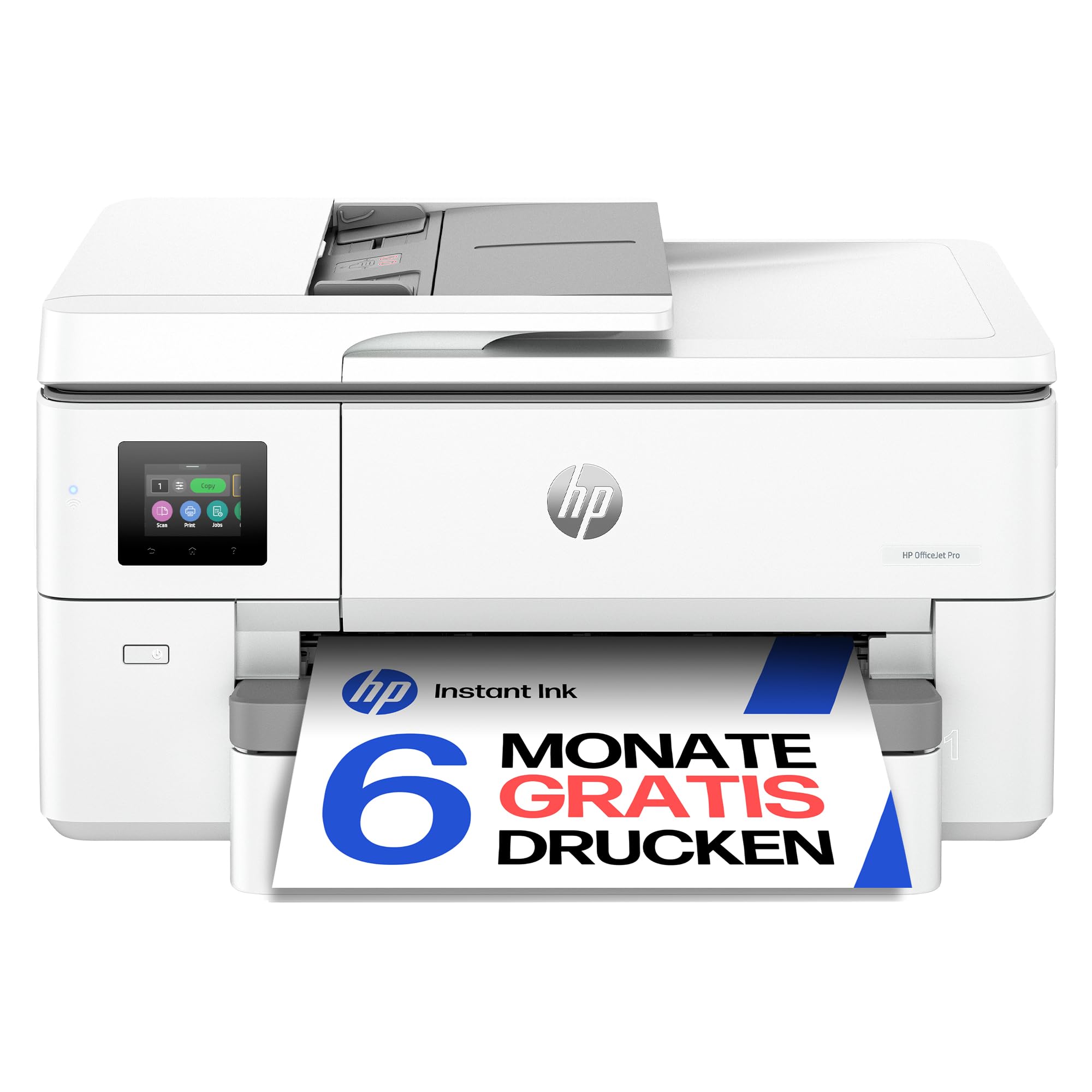 HP OfficeJet Pro 9720e A3-Multifunktionsdrucker, Drucken bis A3, 6 Monate gratis drucken Instant Ink inklusive, Drucker, Scanner, Kopierer, WLAN, LAN