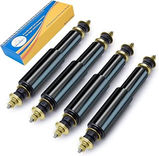 Golf Cart Shocks, Front Rear Shock Absorbers Kit for EZGO TXT/Medalist Gas and Electric 1994-up, Replaces OEM 76418-G01 70928-G01, Pack of 4