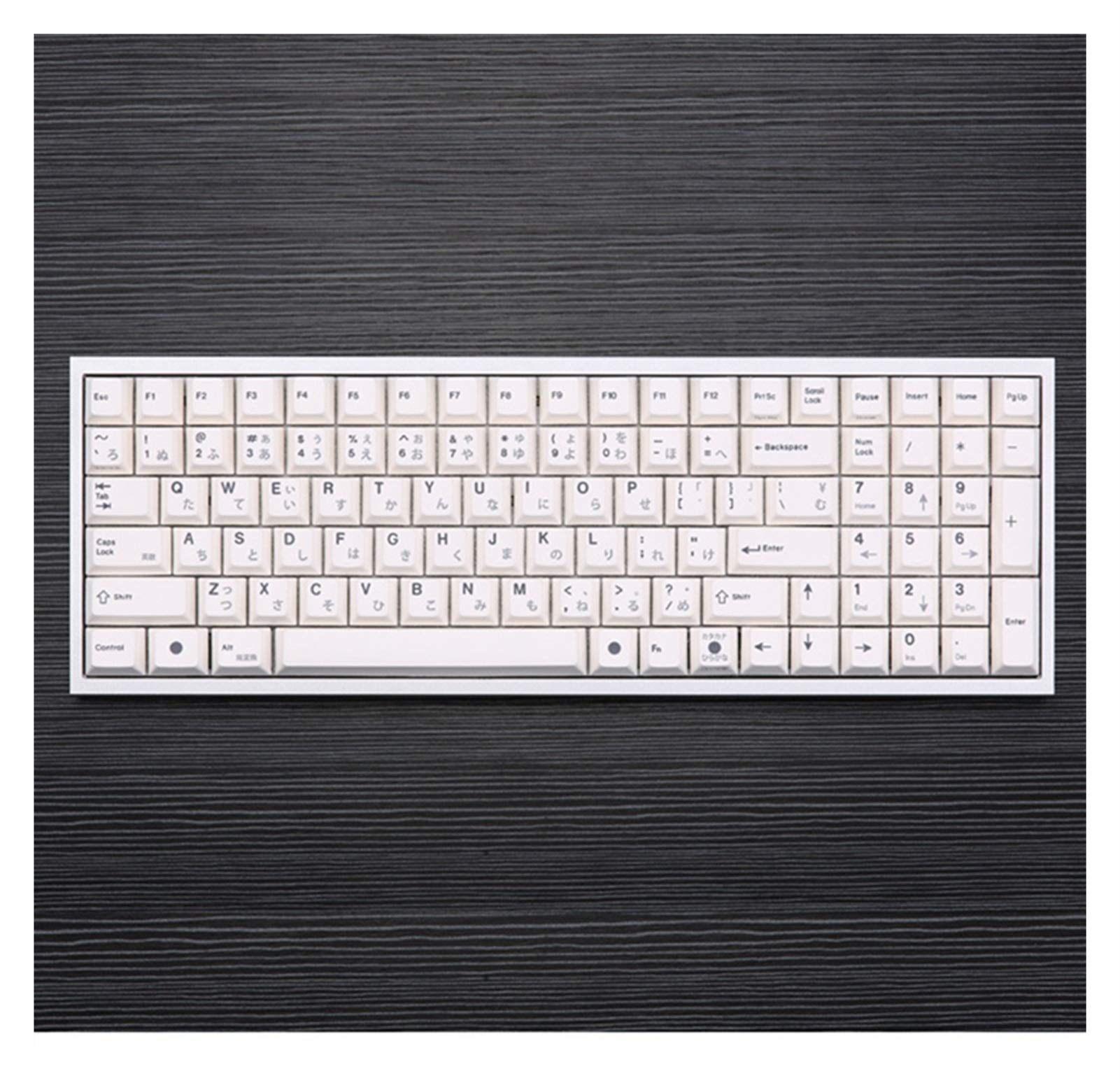 Keycap Mechanical Keyboard Cap 117 مفتاح Enjoypbt اليابانية PBT المواد صبغ التسامي EPBT أسود رمادي