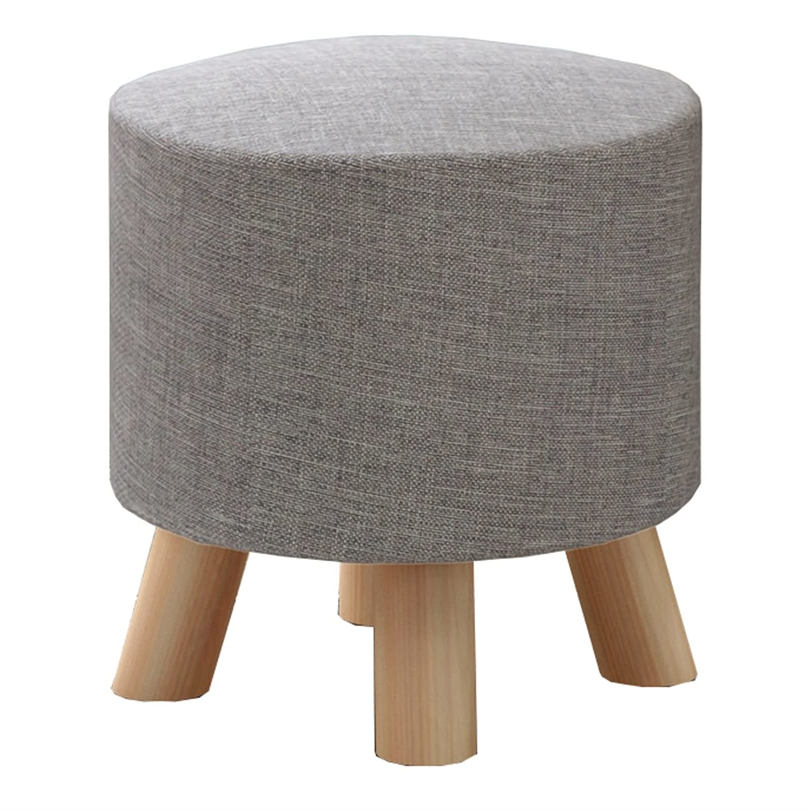 Coffre de rangement et repose-pieds lavable en coton pour l'entrée