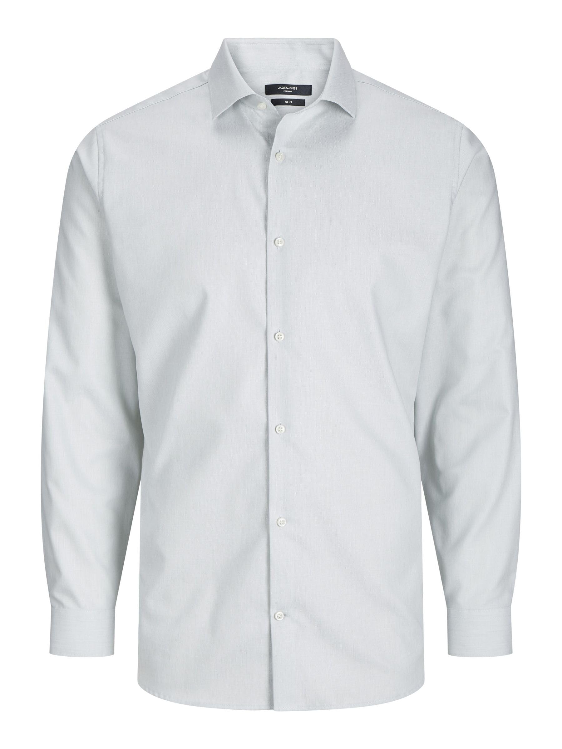 Jack & Jones Men's Iceberg Green/Fit: Slim Fit Jprblaparker Shirt L/S Noos, L