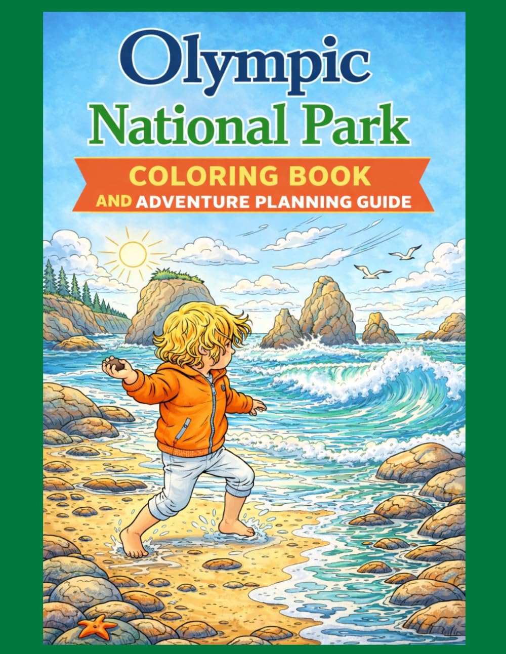 Olympic National Park Coloring Book (Family Adventure Series)