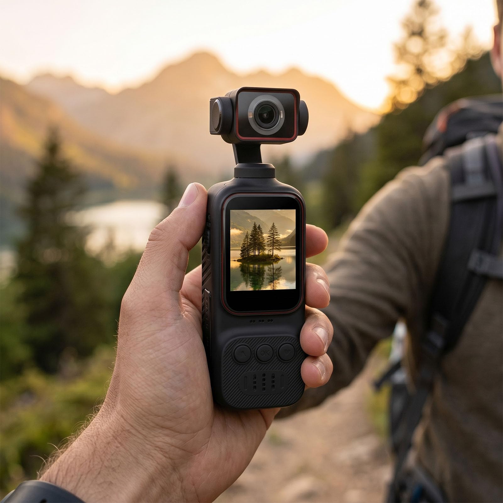 Fotocamera Portatile per Vlogging 4K con Foto da 12 MP
