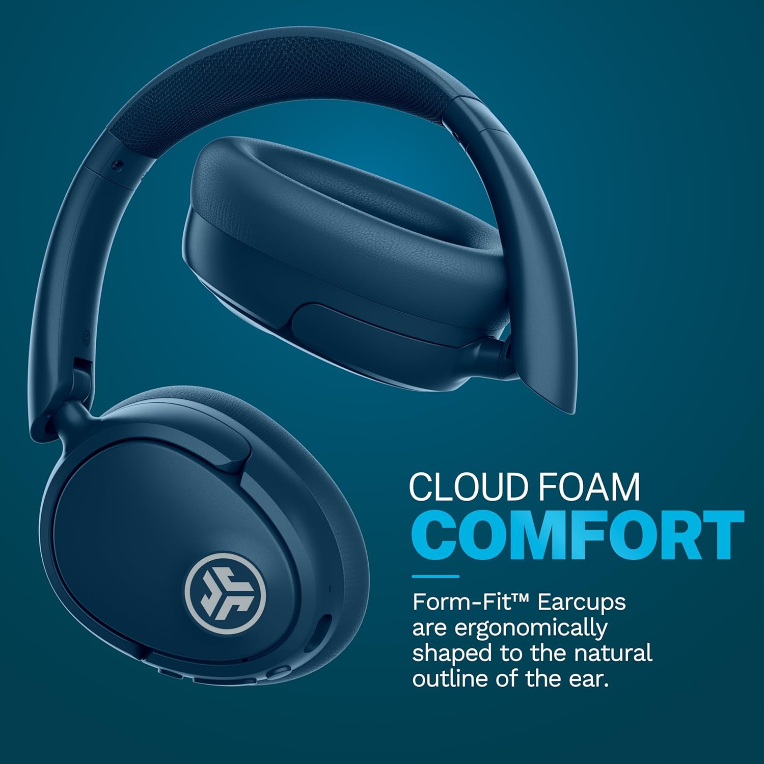 JLab JBuds Lux ANC Wireless Bluetooth Headphones & Audio Bundles, Hybrid Active Noise Cancelling, Premium Over-Ear Headset with Optional True Wireless Earbuds