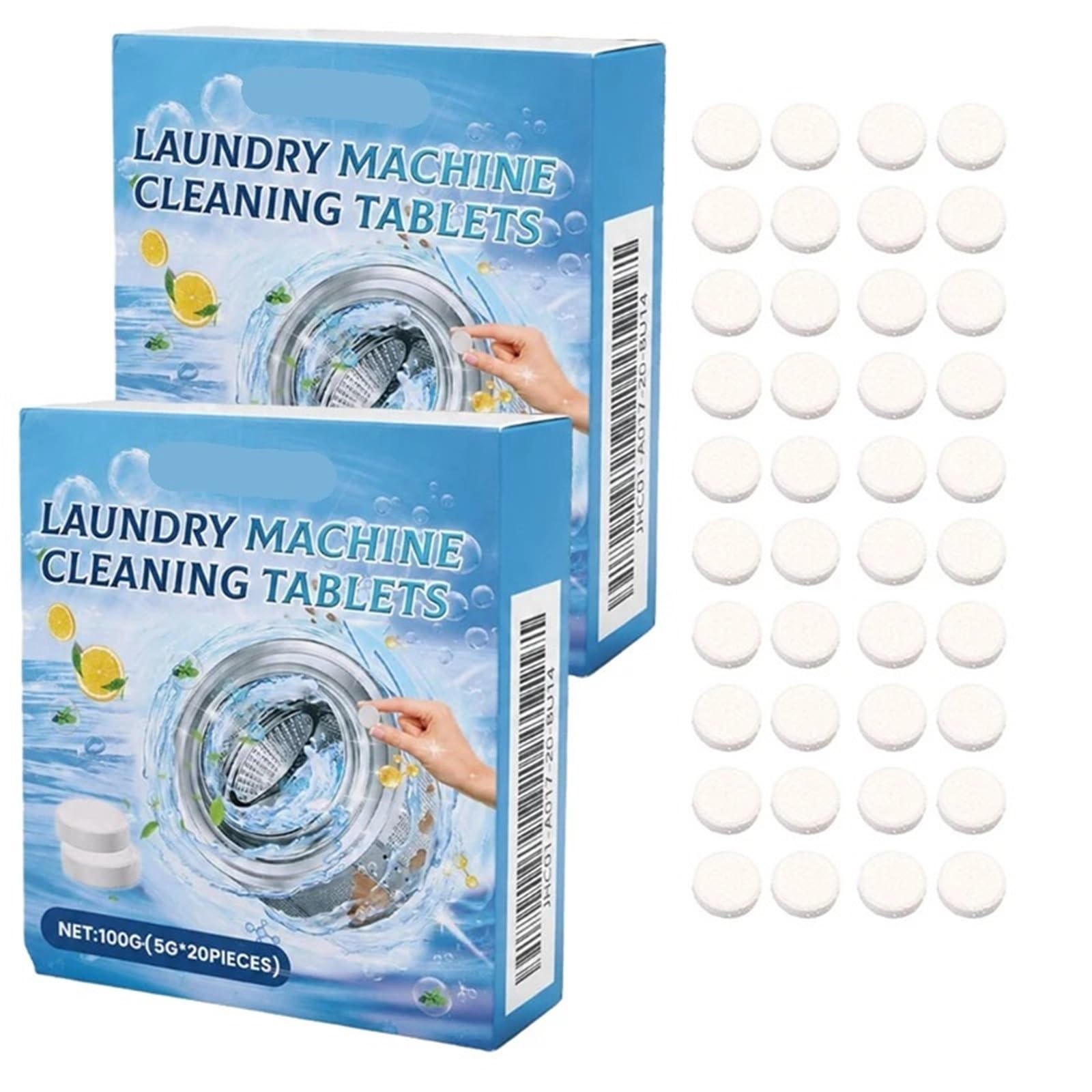 washing machine cleaner tablets Waschmaschinen-Tiefenreiniger-Tabletten(40Pcs-(2box))