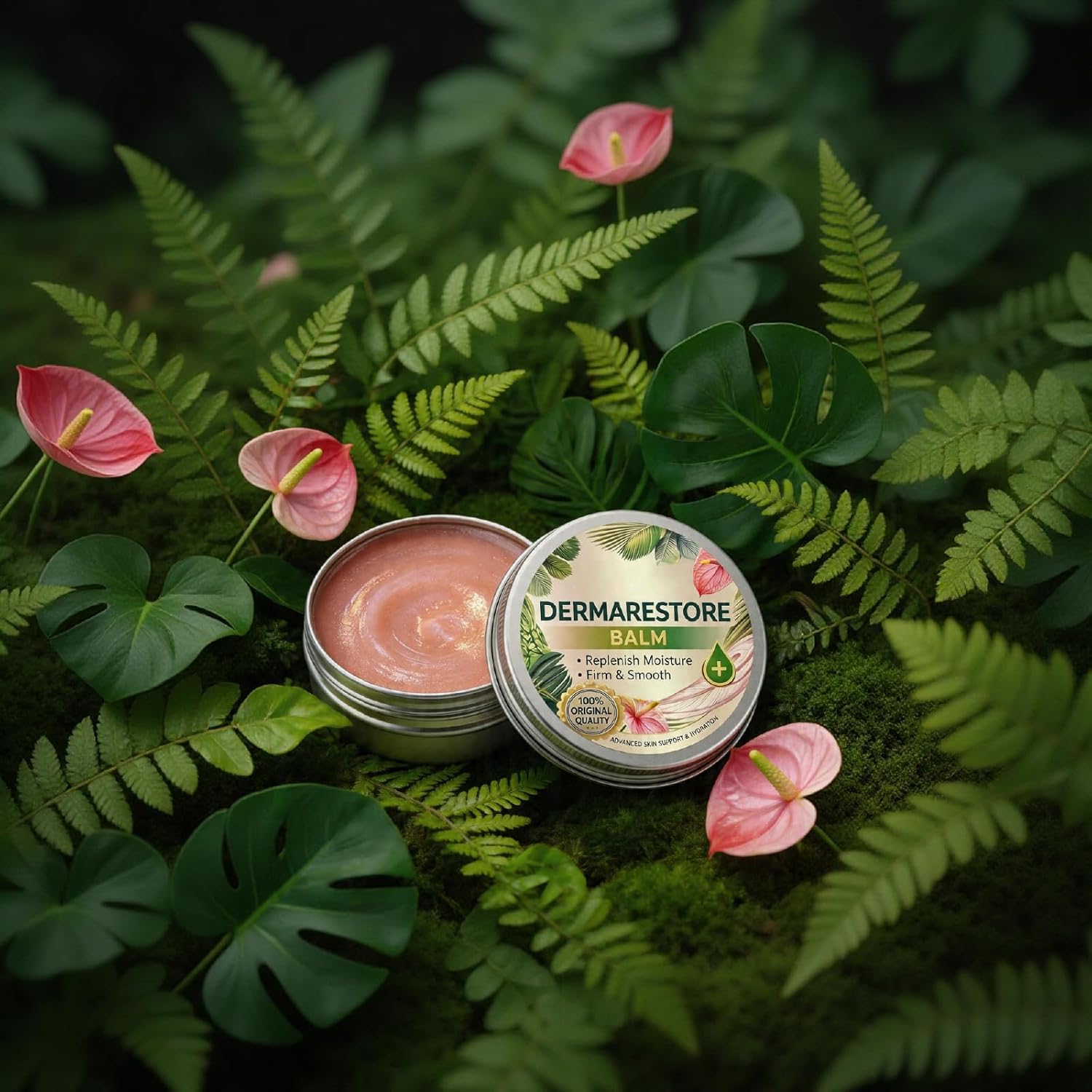 Derma Restore Balm, Lightweight Body Balm for Crepey Skin, Fast-Absorbing Non-Greasy Moisturizer for Dry Skin, Daily Hydration for Arms, Legs, Back & More, 1 Pack