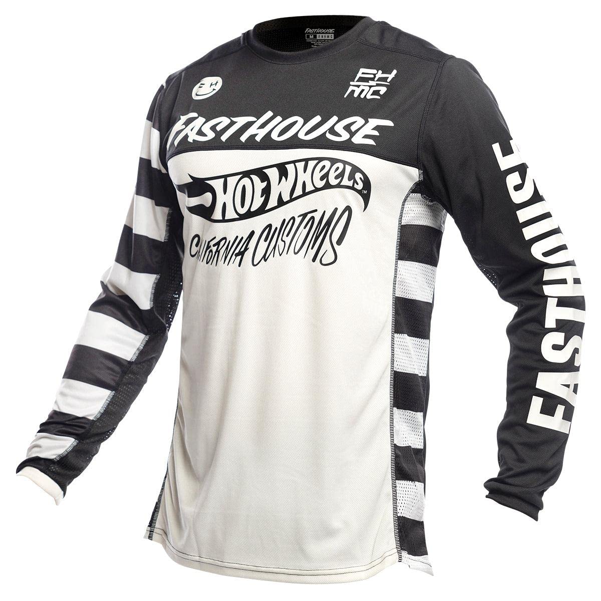 FASTHOUSE Hot Wheels Grindhouse Jersey (White/Black, X-Large)