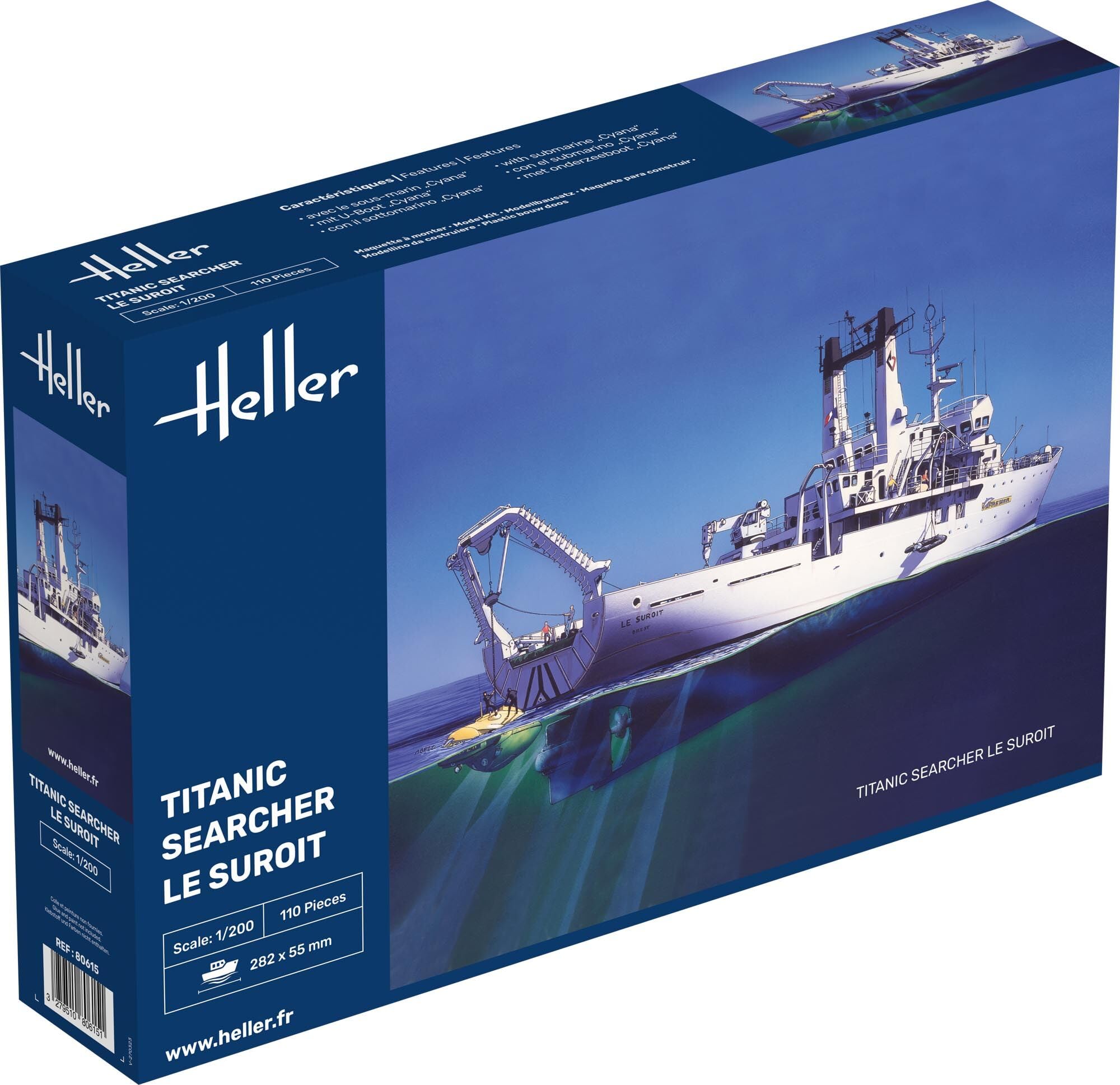Heller 80615 Titanic Searcher Le Suroit - Slot Car-Union